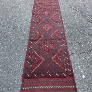 Afghan Kilim Rug - 244 x 61cm
