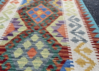 Afghan Kilim Rug – 305 x 82cm